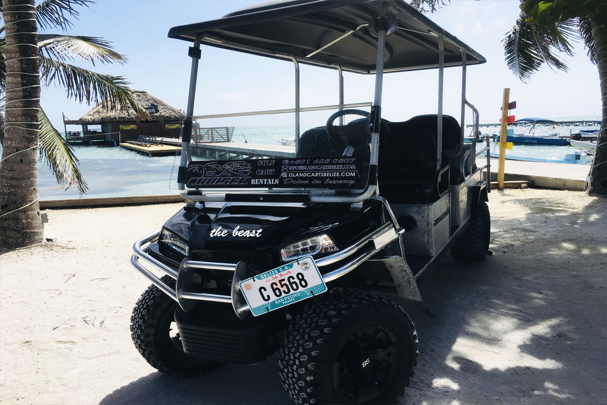Luxury Golf Cart Rentals San Pedro Belize